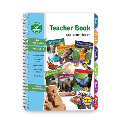 Letters & Sounds Teacher Book Set 1 Non - Fiction - ABC School Supplies