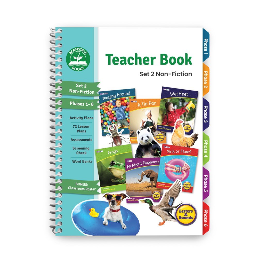 Letters & Sounds Teacher Book Set 2 Non - Fiction - ABC School Supplies