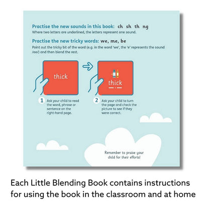 Little Blending Books For Letters And Sounds: Mixed Pack Of 14 - ABC School Supplies