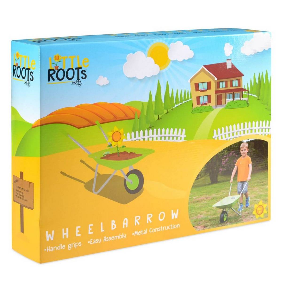 **Little Roots Wheel Barrow - ABC School Supplies