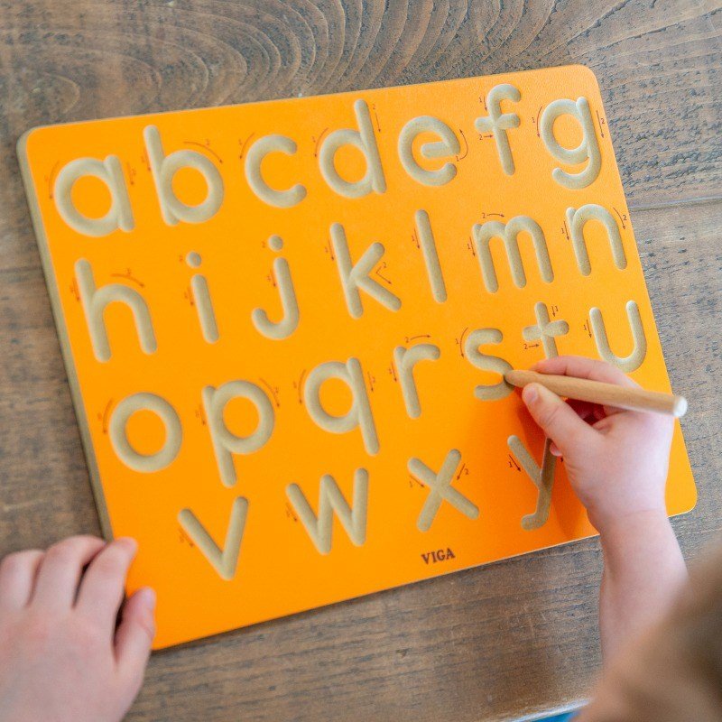 Lower Case Letters Tracing Board - ABC School Supplies