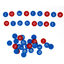 Lowercase Alphabet Chips, 156 Chips