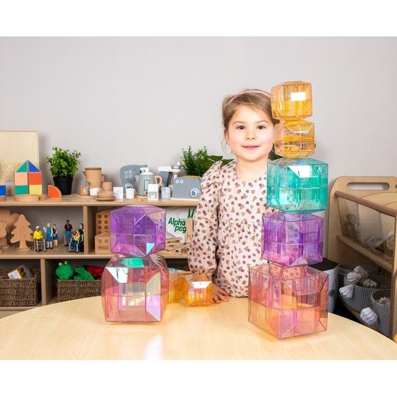 Luminous Facetted Boulders Pk 12 - ABC School Supplies