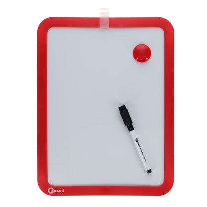 Magnetic Dry Wipe Whiteboard With Dry Wipe Marker Pack of 5 - ABC School Supplies