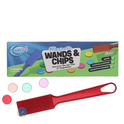Magnetic Wands and Chips Set of 100 - ABC School Supplies