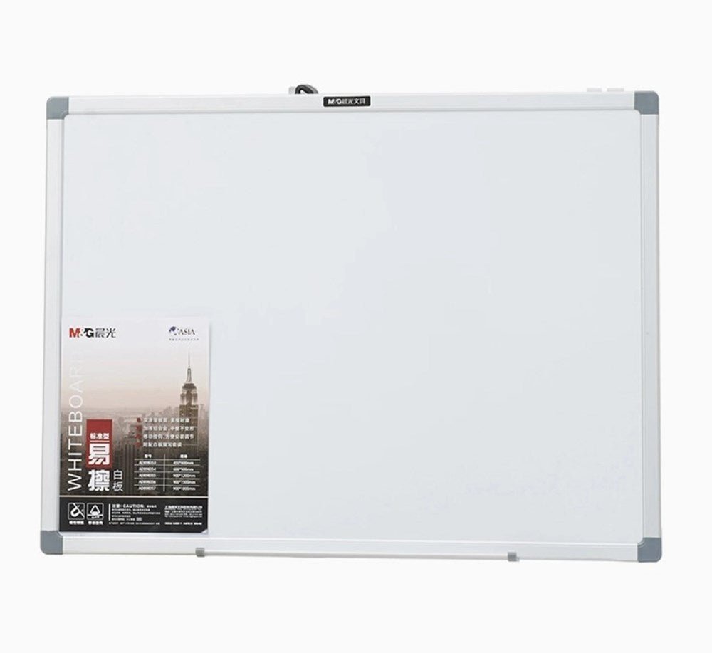 Magnetic Whiteboard and Chalk Board – 60x45cm - ABC School Supplies