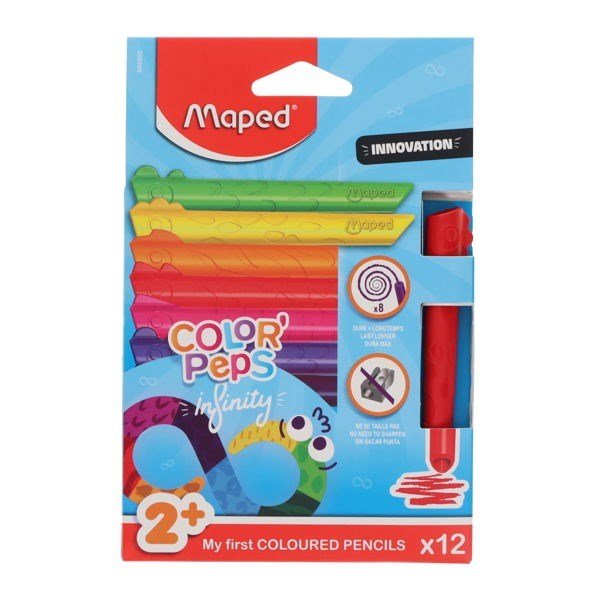 Maped 12 Pack Color'peps Infinity Colouring Pencils - ABC School Supplies