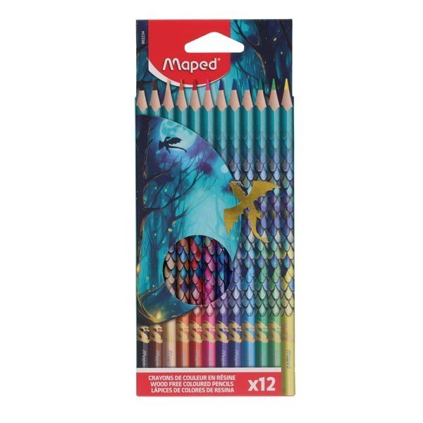 Maped 12 Pack Colouring Pencils - Dragon - ABC School Supplies
