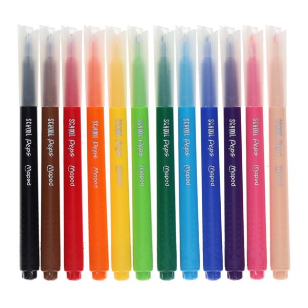 Maped 144 piece School'peps Washable Colouring Markers - ABC School Supplies