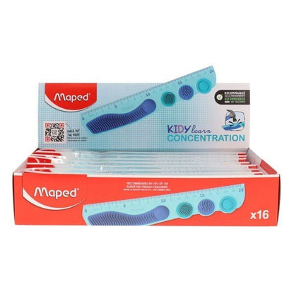 Maped 20cm Kidy Learn Concentration Ruler - ABC School Supplies