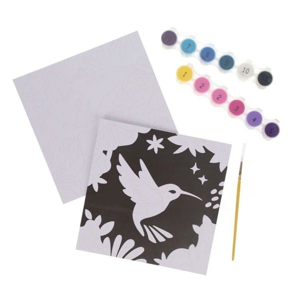 Maped Creativ 16 Piece Paint By Numbers Set - Leopard/Bird - ABC School Supplies