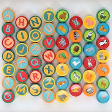 Maped Creativ 52 Piece Stamps Set - Alphabet & Animals - ABC School Supplies