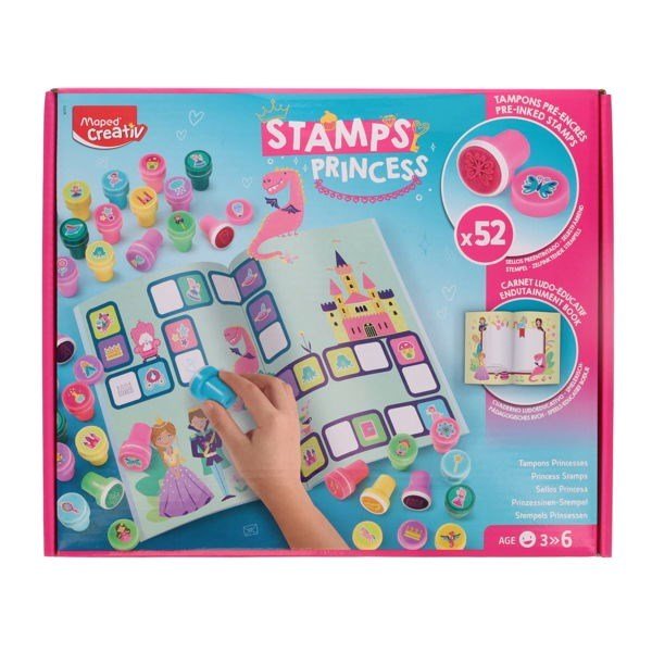 Maped Creativ 52 Piece Stamps Set - Princess - ABC School Supplies
