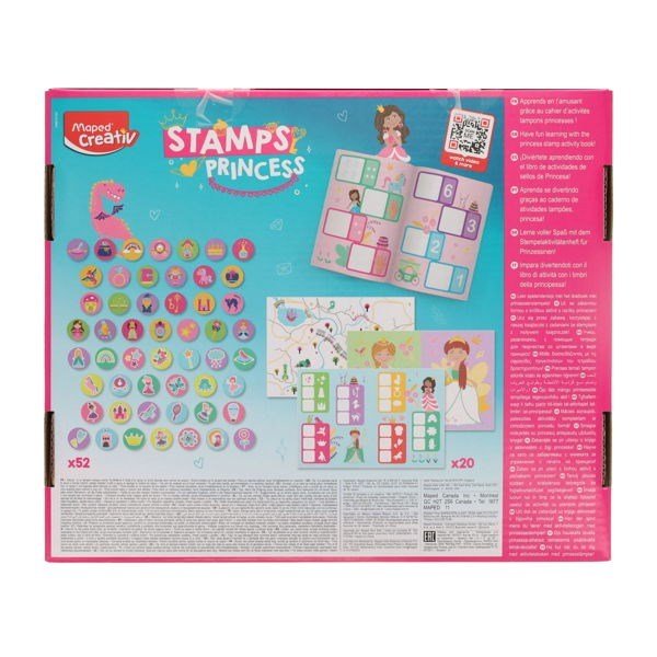 Maped Creativ 52 Piece Stamps Set - Princess - ABC School Supplies