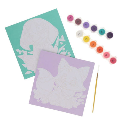 Maped Creativ Maped 16 Piece Paint By Numbers - Dog/Fox - ABC School Supplies