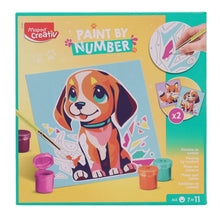 Maped Creativ Maped 16 Piece Paint By Numbers - Dog/Fox - ABC School Supplies