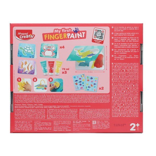 Maped Creativ My First Creativ Set - Finger Paint - ABC School Supplies