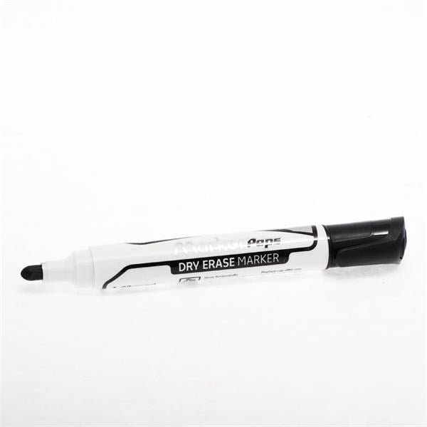 Maped Jumbo Bullet Tip Dry Erase Marker Pack Of 12 Black - ABC School Supplies