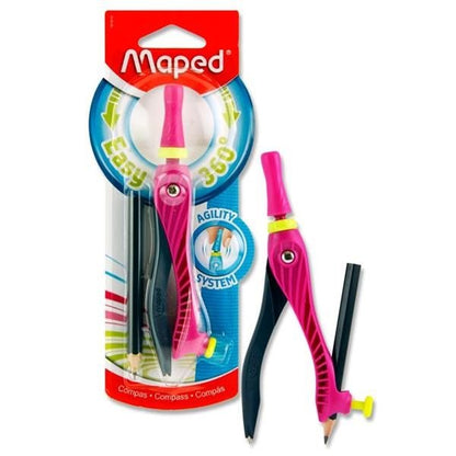 Maped Kidz Easy 360deg Agility Compass - ABC School Supplies