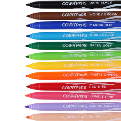 Maped Pkt.12 Color'Peps Jungle Colour Markers - ABC School Supplies