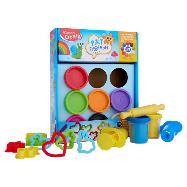 Maped Play Dough And Accessories Set Of 9X56G - ABC School Supplies
