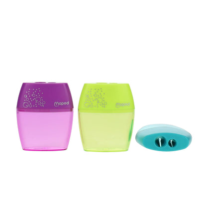 Maped Shaker Twin Hole Sharpener With Canister - ABC School Supplies