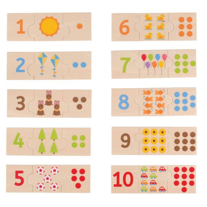 Match & Count Number Tiles - ABC School Supplies