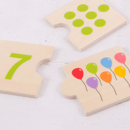 Match & Count Number Tiles - ABC School Supplies
