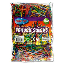 Matchsticks Coloured Pack Of 2,000 - ABC School Supplies