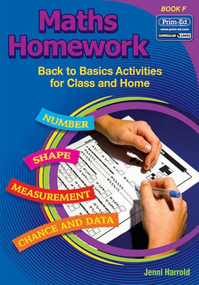 Maths Homework Book F - ABC School Supplies