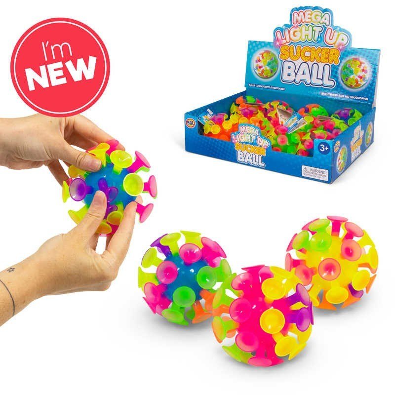 Mega Light Up Sucker Ball - ABC School Supplies