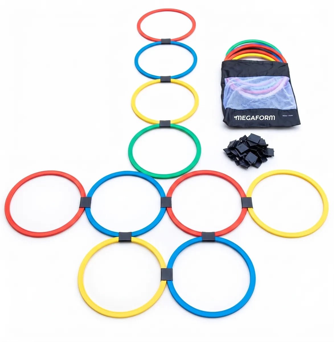 Megaform Floor Hoop Set incl Free Carrybag - ABC School Supplies