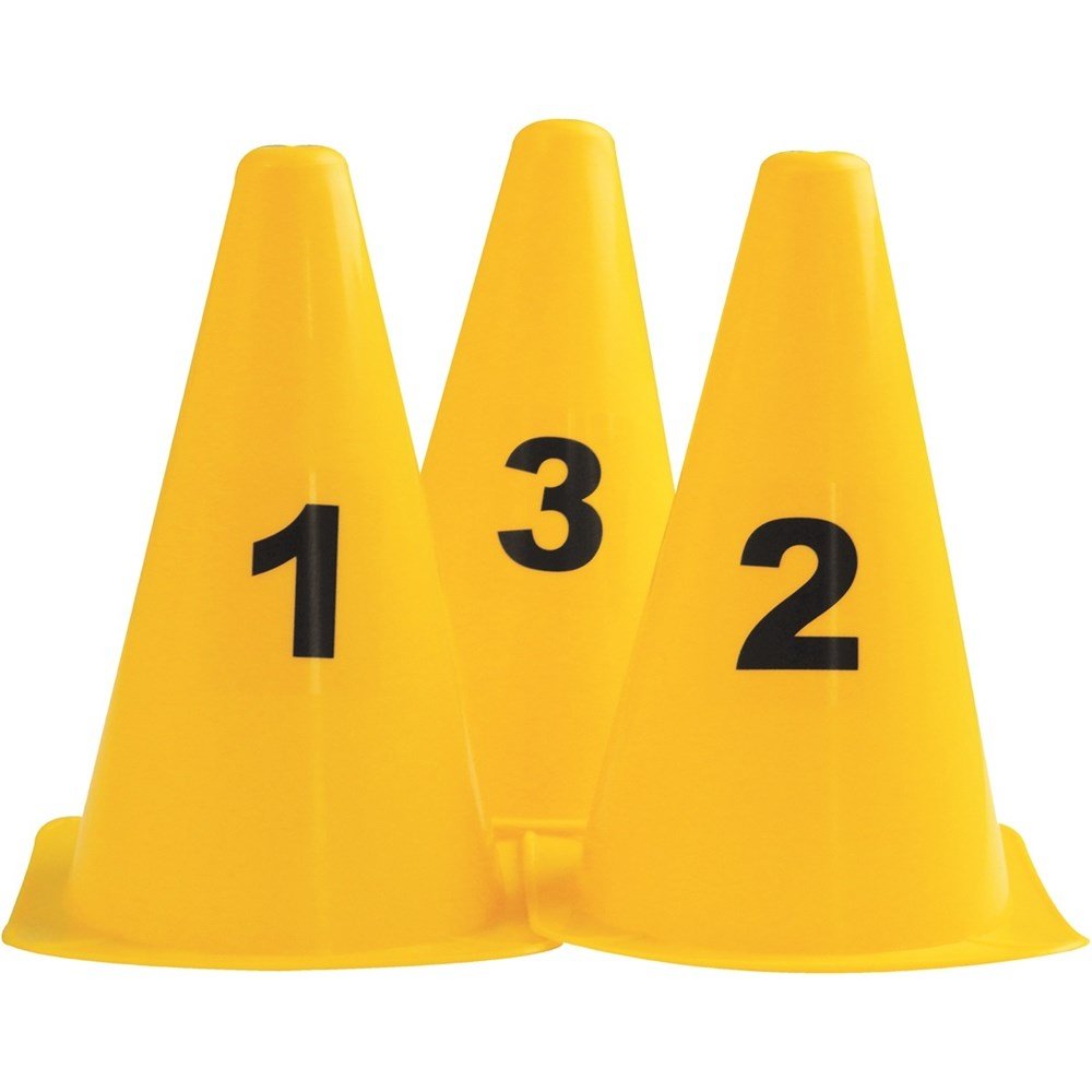 **Megaform Set Of 10 Numbered Cones - ABC School Supplies