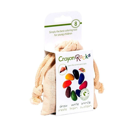 Megaform Set Of 8 Crayon Rocks - ABC School Supplies