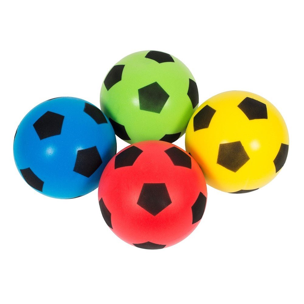 Megaform Softy Foam Footballs - 20cm - Set of 4 - ABC School Supplies