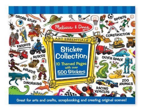 **Melissa & Doug Sticker Collection - Blue - ABC School Supplies