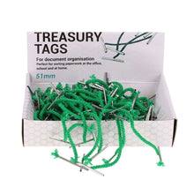 Metal Treasury Tags 51mm Pack of 100 - ABC School Supplies