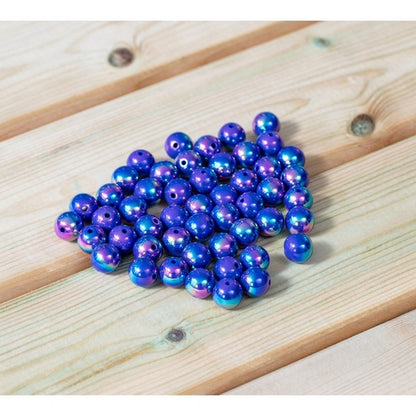 Metallic Beads 13Mm Pk 50 - ABC School Supplies