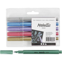 Metallic marker (6 pack) - ABC School Supplies