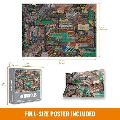 Metropolis Jigsaw Puzzle (2000 pieces)