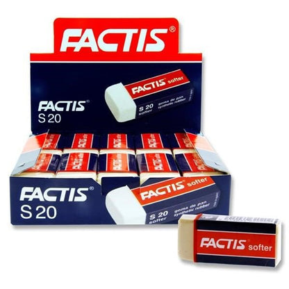 **Milan Factis S20 Soft Eraser - ABC School Supplies
