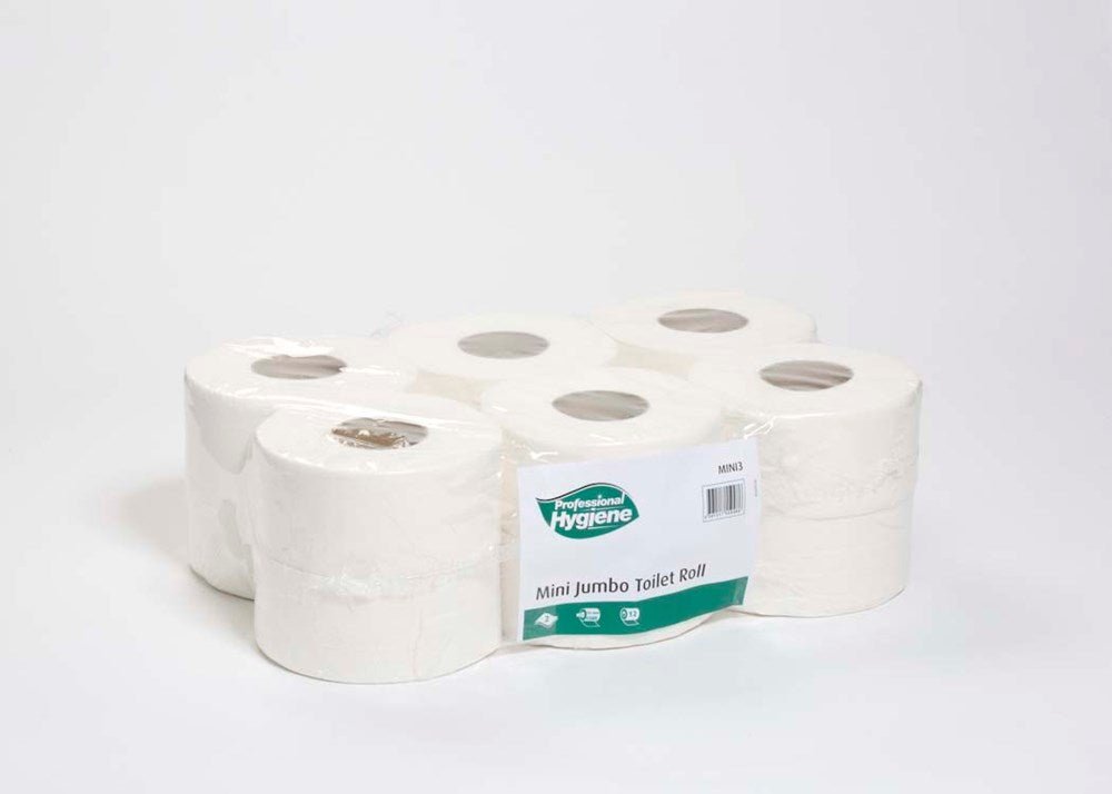 **Mini Jumbo Toilet Rolls 150M (Pack Of 12) - ABC School Supplies