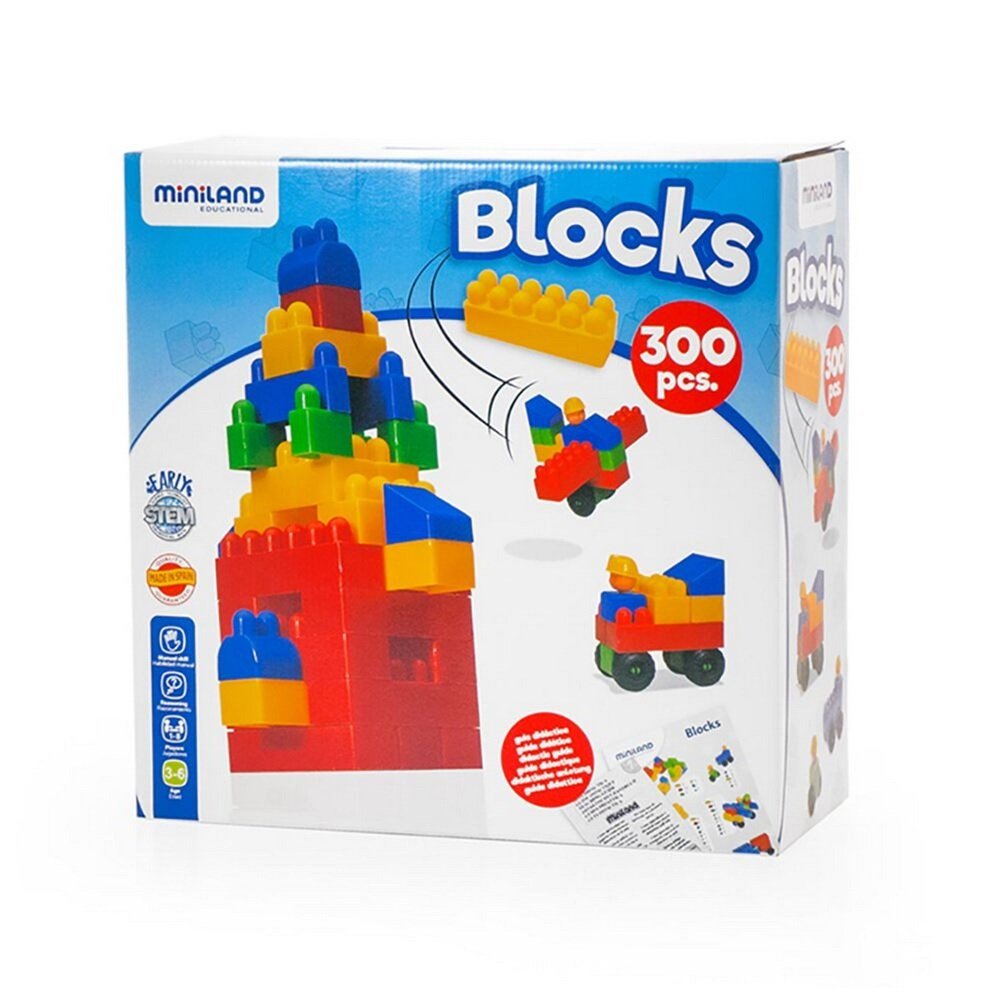 Miniland Blocks (300 Pieces) - ABC School Supplies