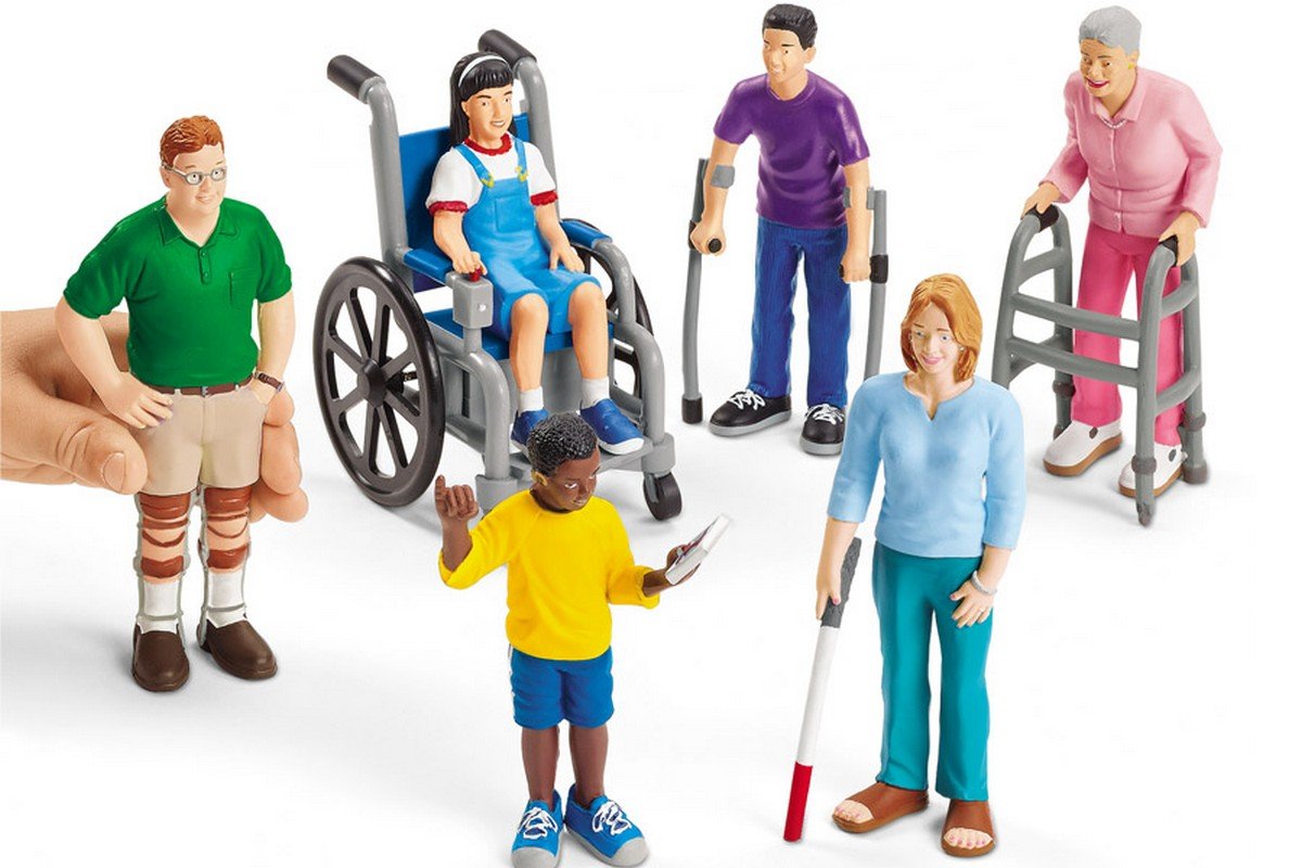 Miniland Figures Functional Diversity 6 Pc - ABC School Supplies