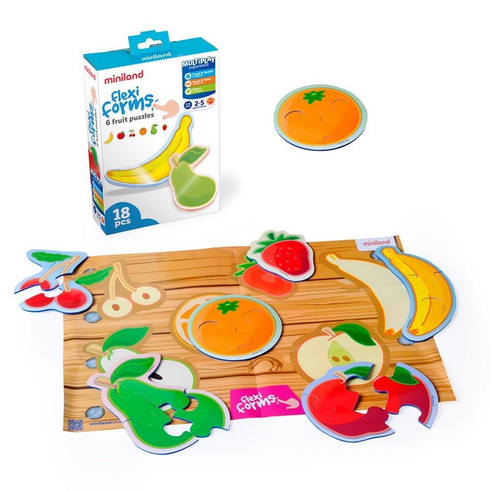 Miniland Flexi Forms - 6 Fruits - ABC School Supplies