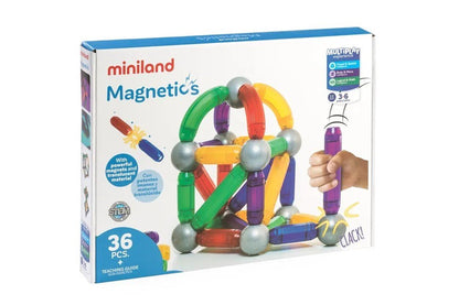 Miniland Magnetics Construction Set of 36 pieces - ABC School Supplies