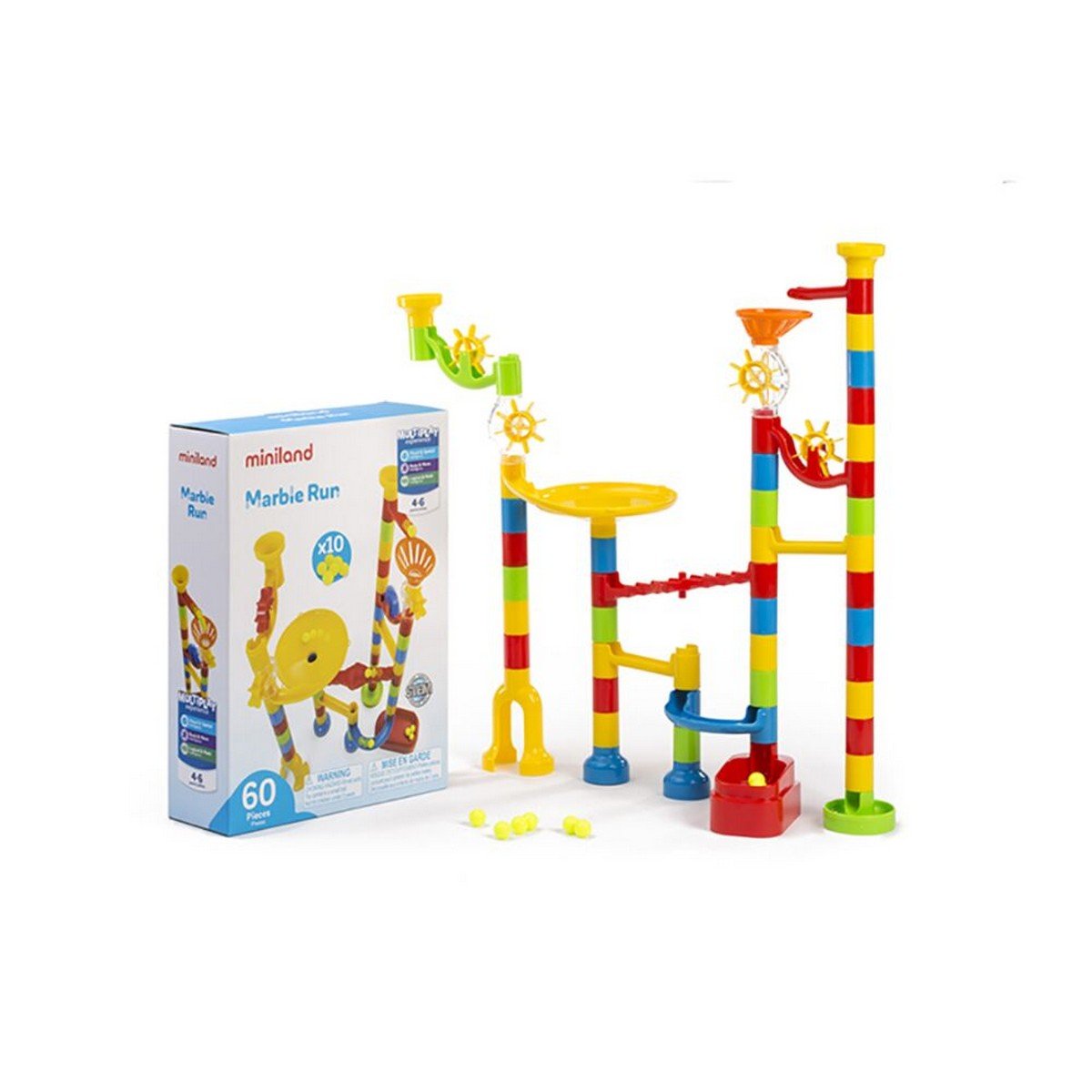 Miniland Marble Run (60 Pieces) - ABC School Supplies