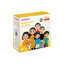 Miniland Medium Tone Skin Family (8 figures) - ABC School Supplies