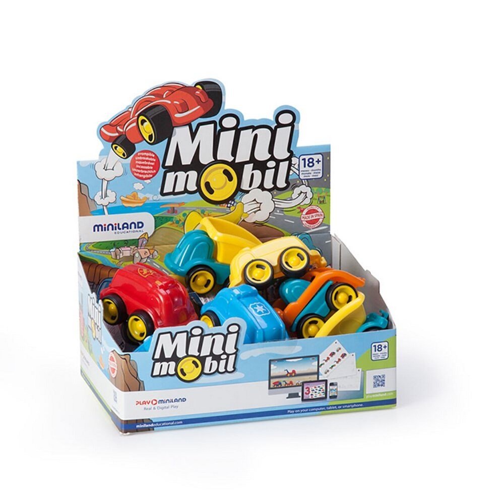 Miniland Minimobil: Jobs 12 Cm (15 Pieces) - ABC School Supplies