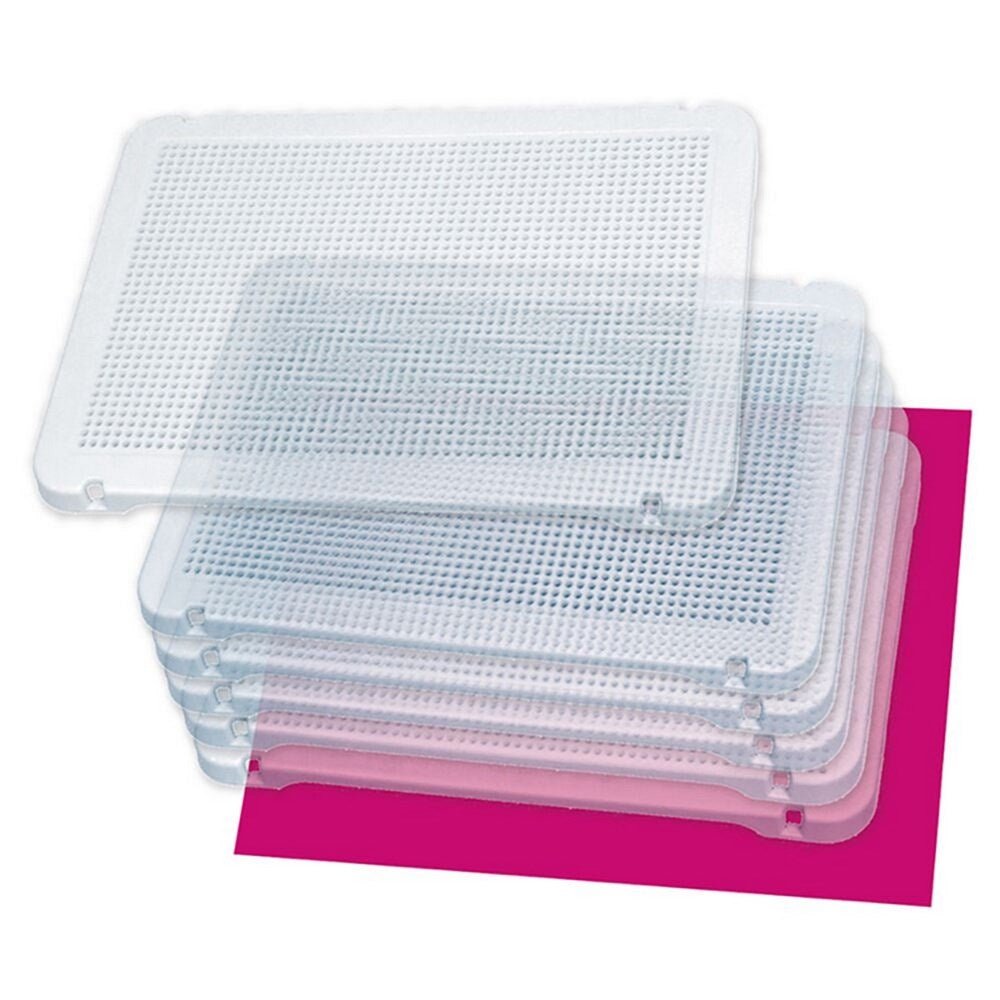 Miniland Pegs: 6 Transparent Boards Set - ABC School Supplies